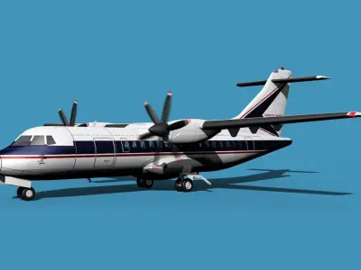ATR-42-320 Everette Charter 3D model