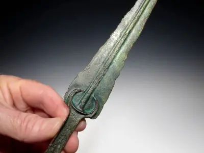 Ancient Bronze Age Inspired Dagger Free low-poly 3D model