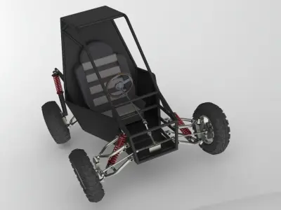 ORCV box with metal frame Free 3D model