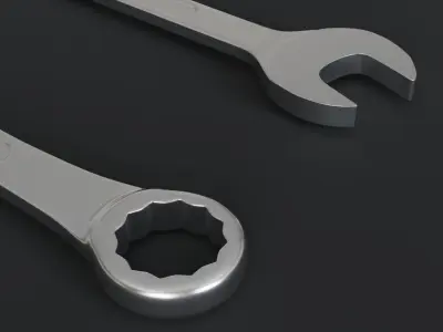 Spanner Wrench Models Free low-poly 3D model