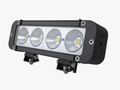 Medium LED Light Bar 3D model
