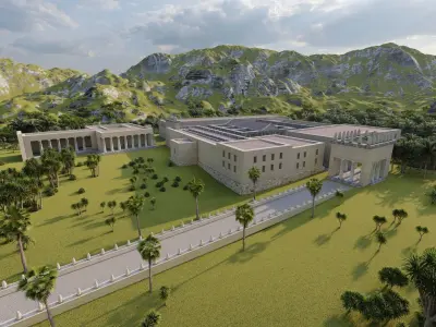 Parthenon-Historical Greek Temple 3D model order