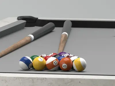 Billiard Table 03 3D model