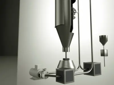 batch percolator - animated 3D model