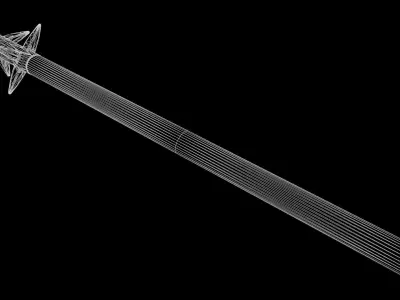 Morningstar Mace Low-poly 3D model