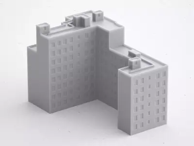 3D Print miniature building RB-US-NY-070 3D print model purchase