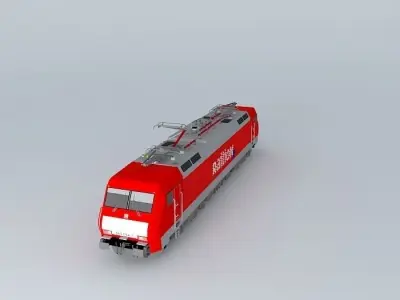 Siemens - ES 64 F4 / Series 189 / Railion Livery Free 3D model