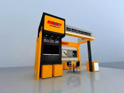 Exhibition - Area -6X3-3DMAX2010-63 3D model
