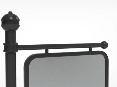 Outdoor Advertising Stand V9 3D model