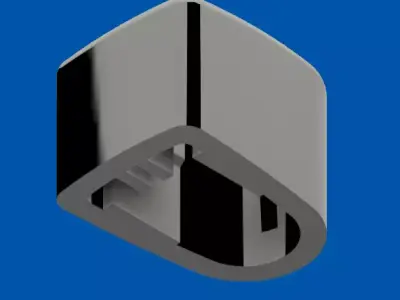 Boton freno de mano Peugeot 3D print model