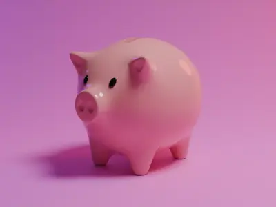 Little pig 3D model