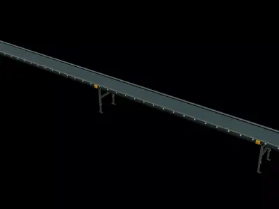 Motorized Conveyor Belt 3D model purchase