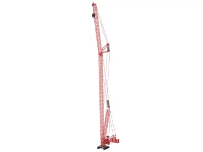 LIEBHERR LR 11000 Heawy Crawler Crane 3D model