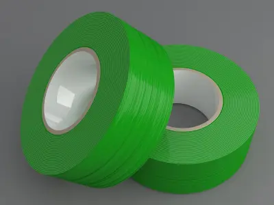 Duct Tape Green 3D model