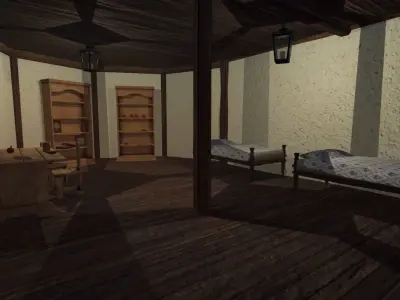 Medieval Modular City - Lite Low-poly 3D model