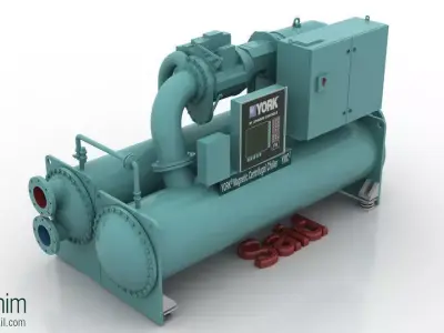 York Chiller  Free 3D model