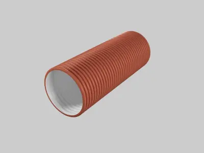 Corrugated pipes PRAGMA 3D model