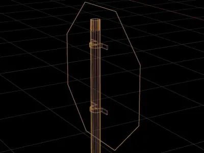 Kitbash Streets Intersections and Signs Low-poly 3D model