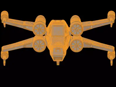 X-Wing Starfighter 3D Print Model 3D print model