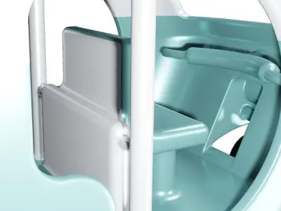 Mini Auto Rickshaw 3D model