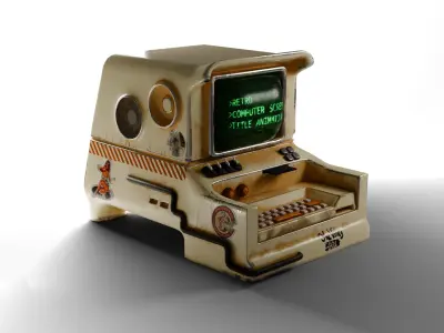 TheValley - Retro Computer 3D model