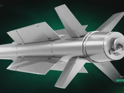 Missile V5 ASM 3D model