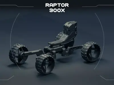 Raptor 300x Buggy  3D print model