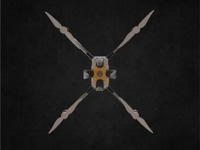 Drone 3D model by prem-chaiyawat from CGTrader