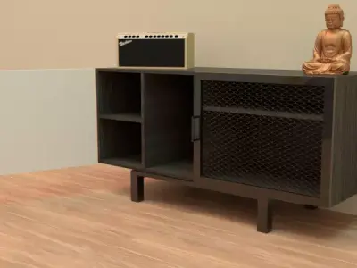 INDUSTRIAL CABINET Free 3D model
