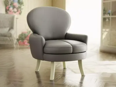 Furniture Accent Chairs Bohemian 013 Low-poly 3D model
