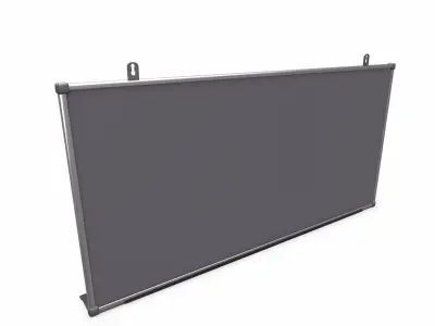 Whiteboard Low-poly PBR Free low-poly 3D model