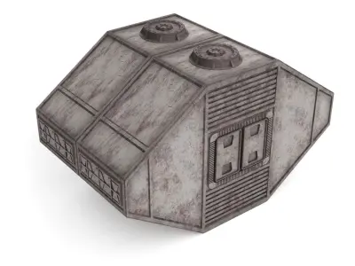 Hangar Container 1-6 scale Hottoys  3D print model