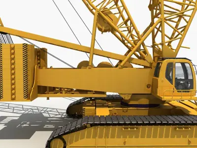 Crawler Crane 3D model purchase