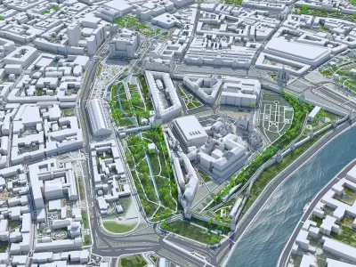 Moscow City Russia 3D model order