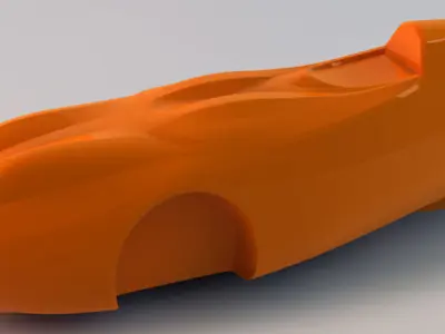 Velomobile Design Free 3D model
