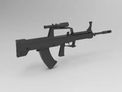 QBZ-95 Type 95 automatic rifle 3D model