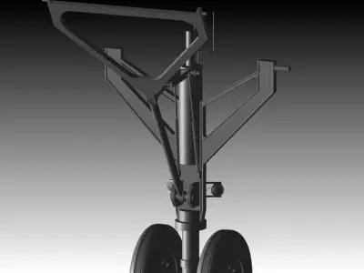 Nose Landing Gear II Free 3D model