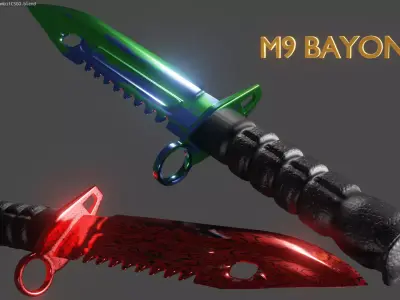 M9 Bayonet Knife  Free 3D model