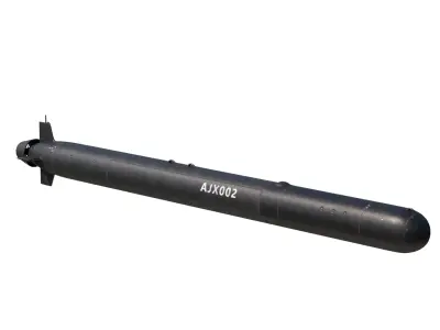 PLAN AJX002 AJX-002 Unmanned Underwater Vehicle UUV 3D model