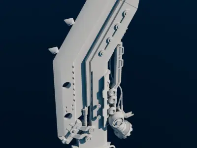 3D Game Asset Sword Low-poly 3D model