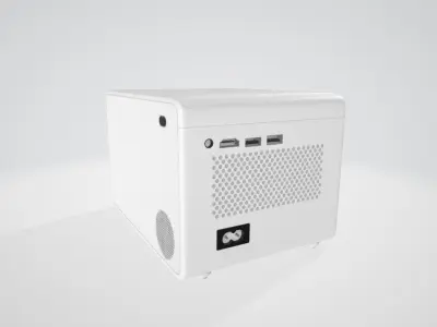 Wielio Mini Projector Low-poly 3D model