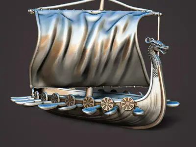 Viking Drakkar RoZ 3D print model