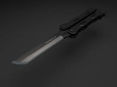 knife 3D model 22