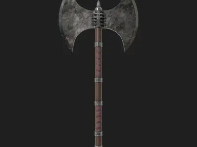 Game ready medieval axes collection 3D Model Pack