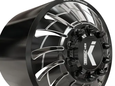 FRONT KG1 KD005-B-1 DUALLY WHEEL 3D MODEL 3D model