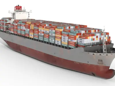 Container Ship 3D model