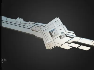 Summit Shaper Low-poly 3D model