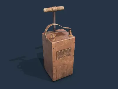 Dynamite Blaster Low-poly 3D model