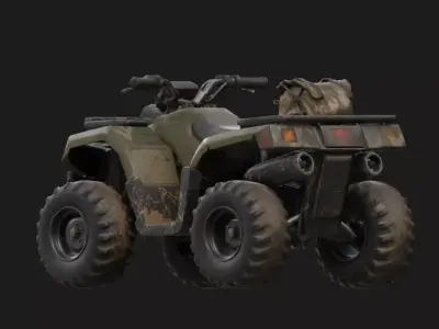 ATV Quad Bike 3D model