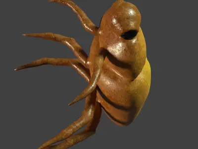 Bug 3D Rigged Model Low-poly 3D model
